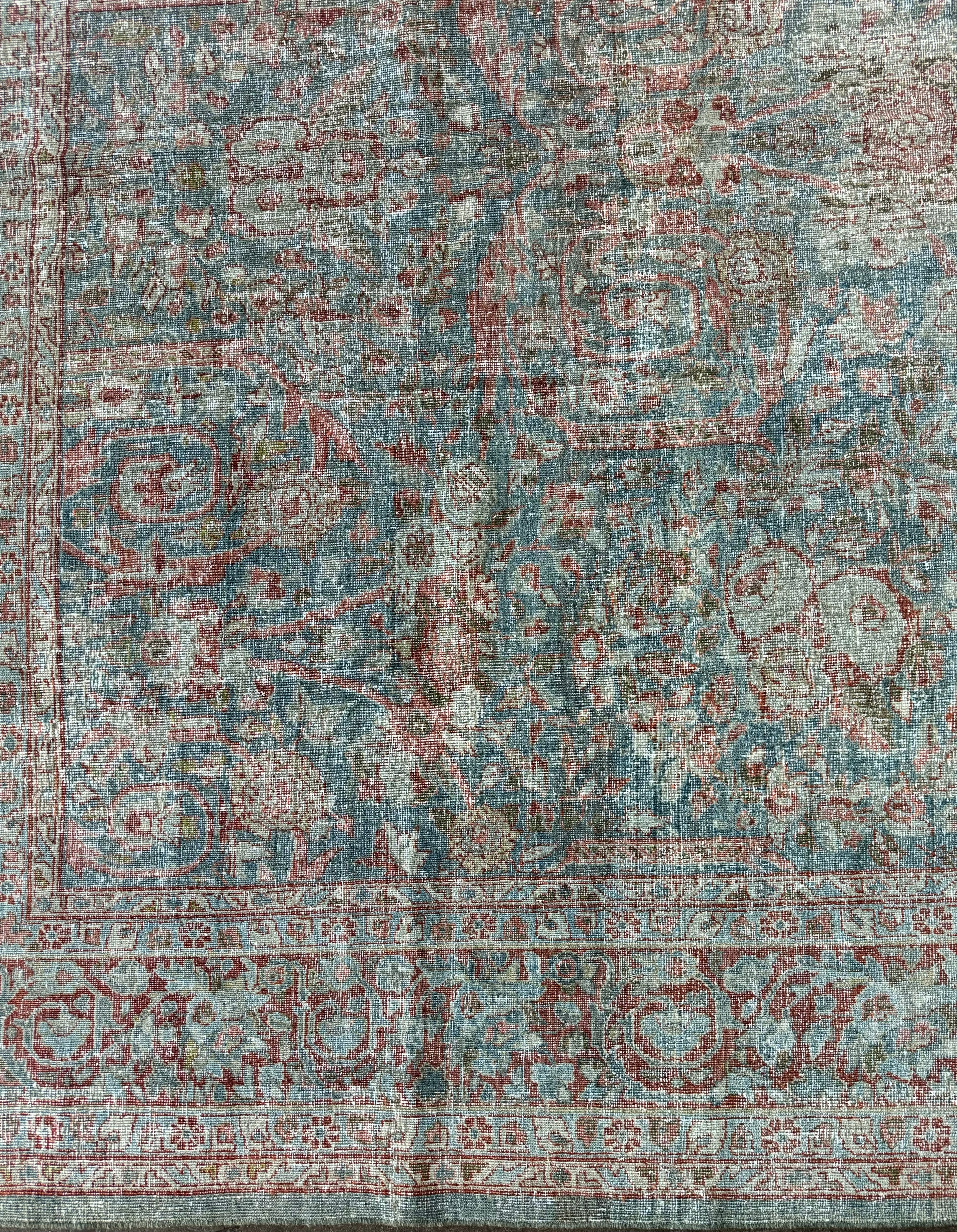 10x13 Antique Mustafi Mahal Rug