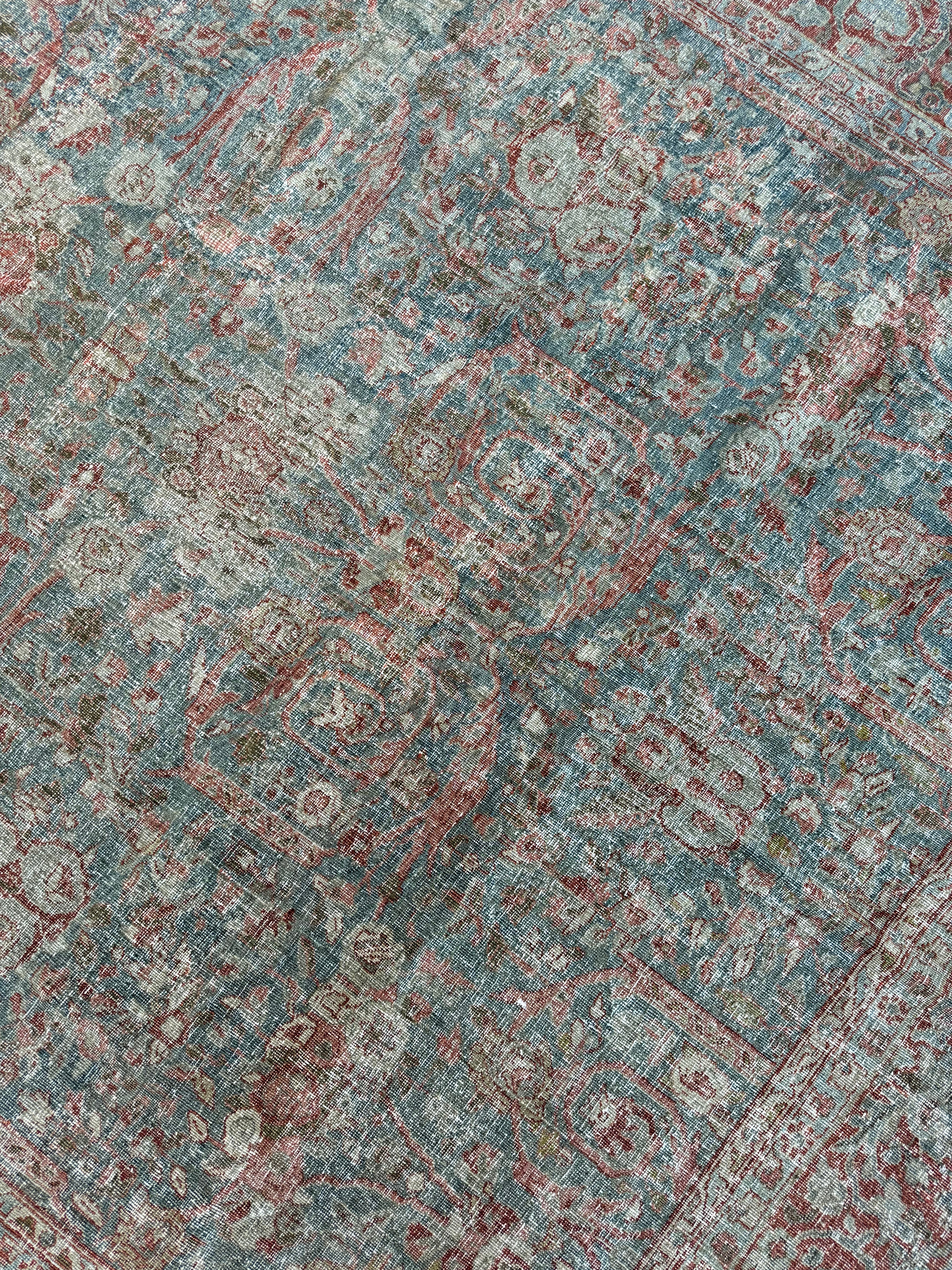 10x13 Antique Mustafi Mahal Rug
