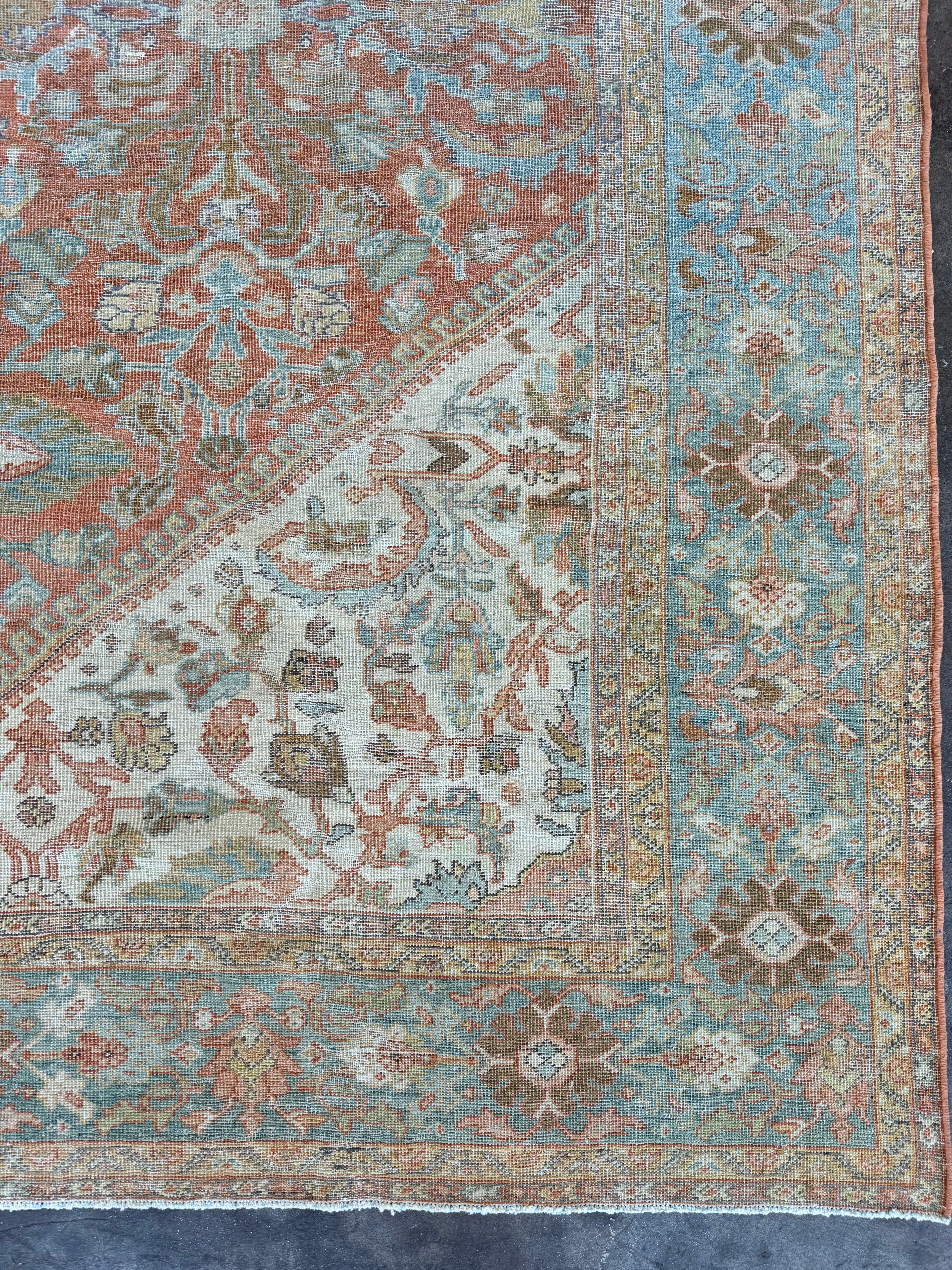 9x12 Antique Mahal Rug