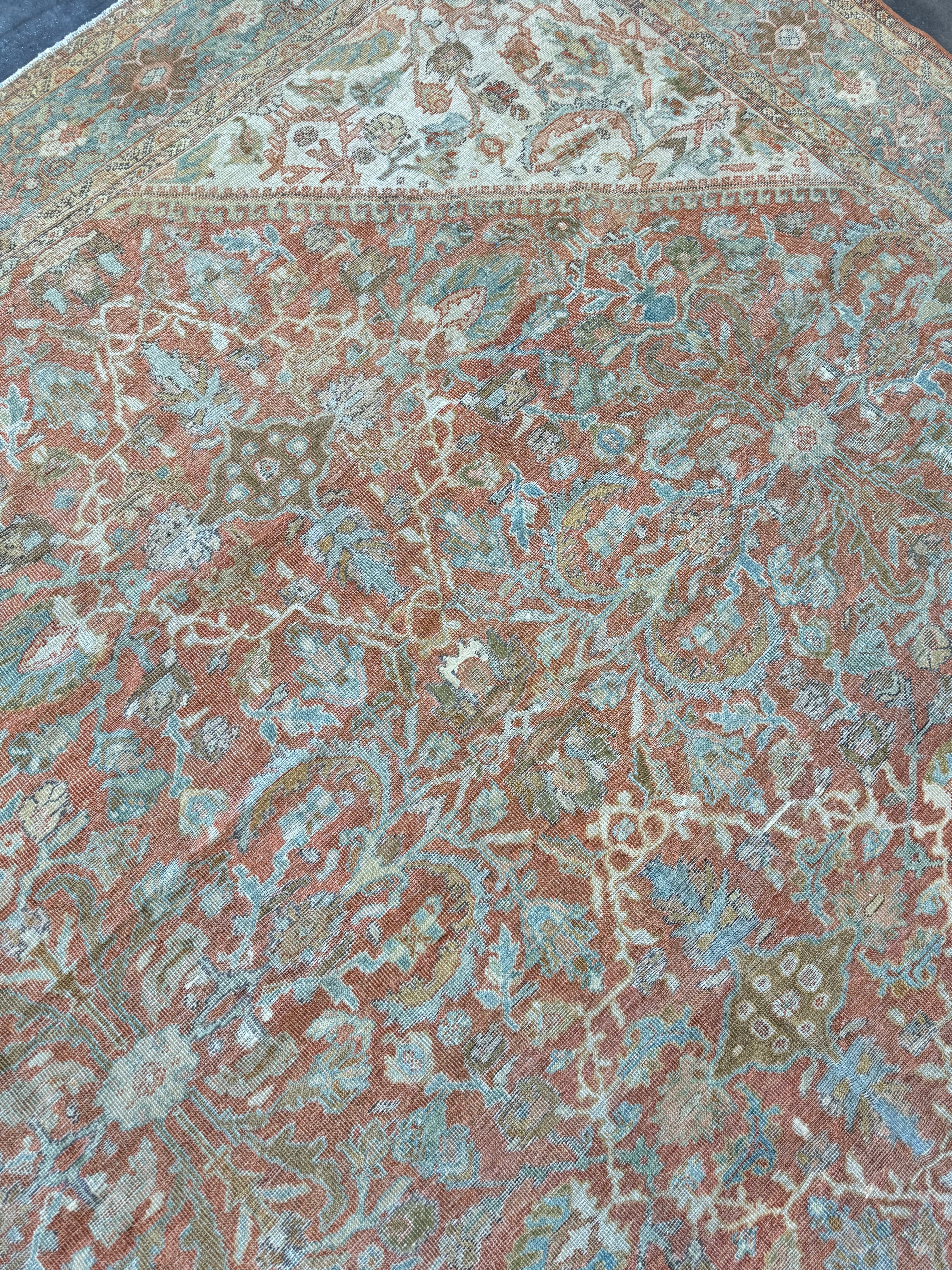 9x12 Antique Mahal Rug