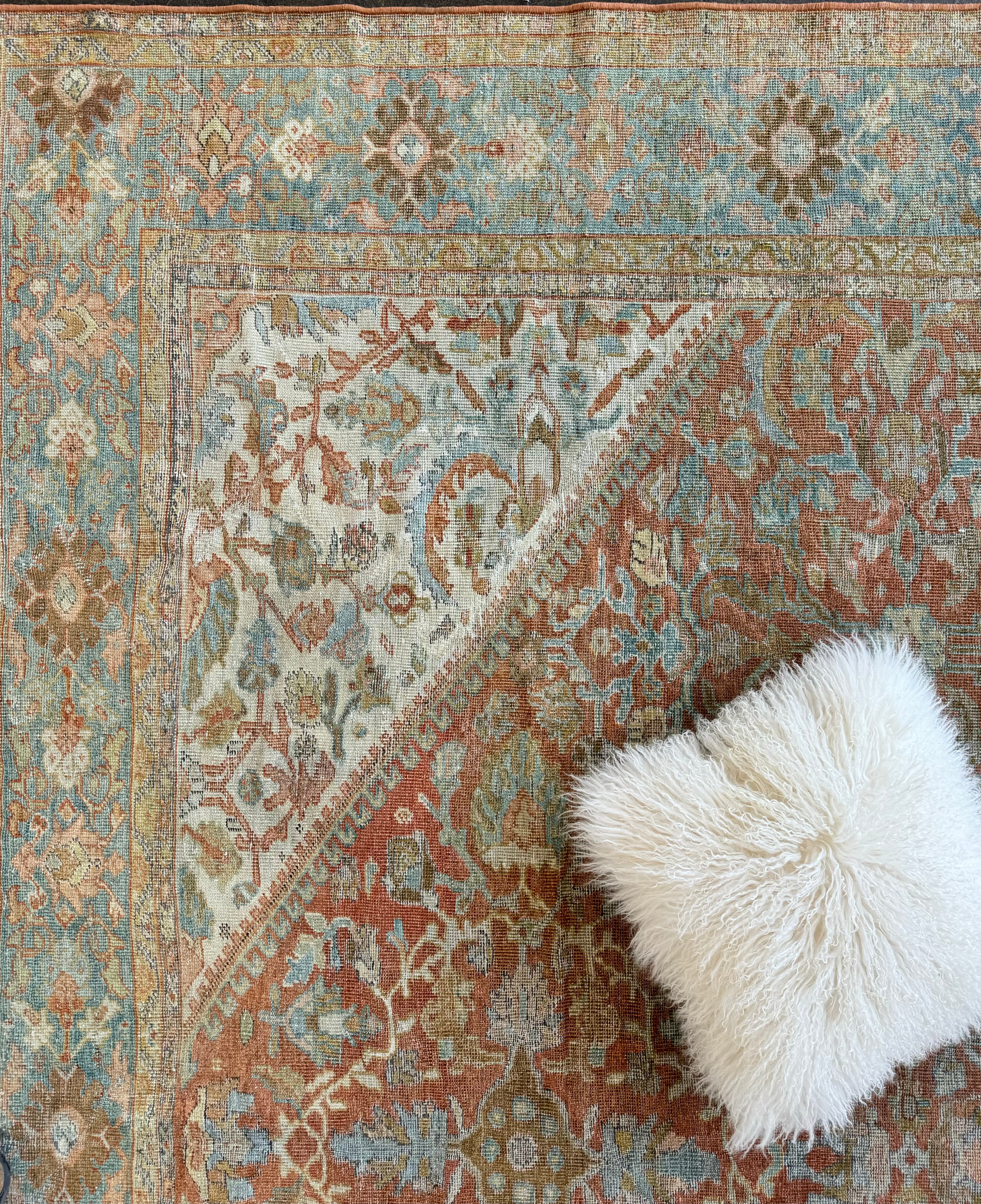 9x12 Antique Mahal Rug