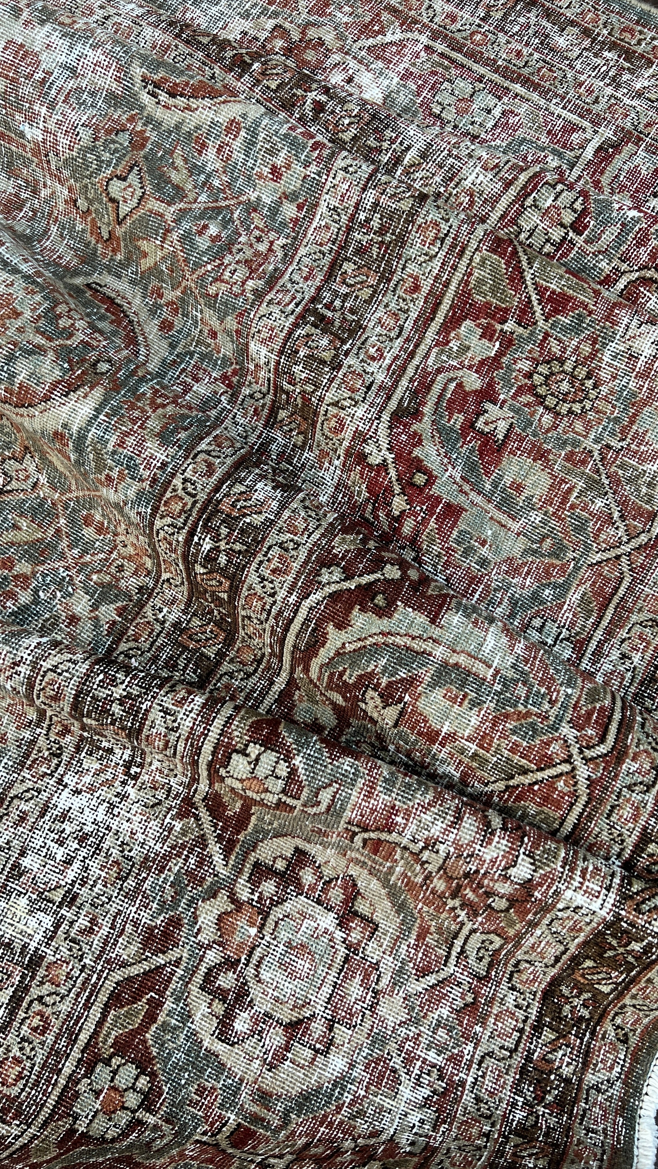 9x13 Antique Tabriz Rug