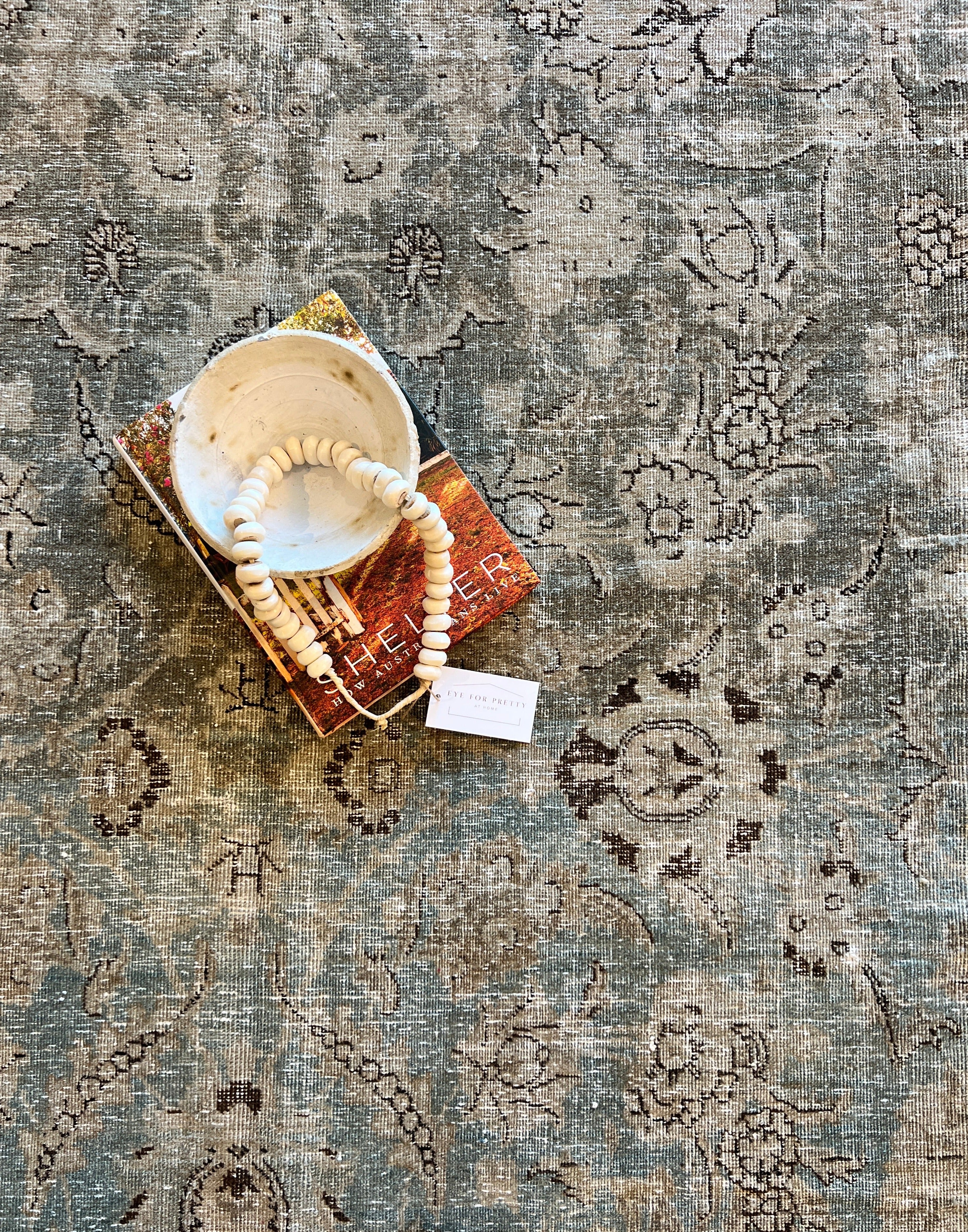 7x11 Vintage Persian Tabriz Rug