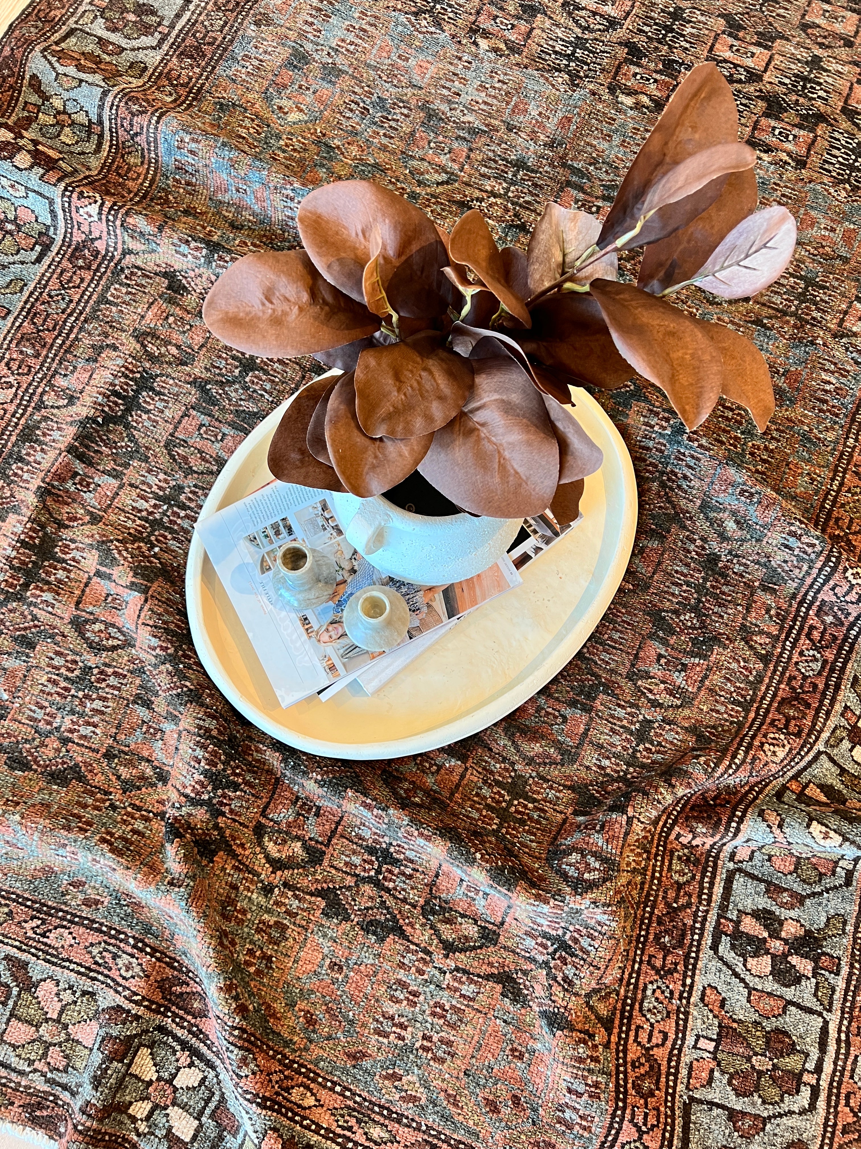 4x6 feet Semi-Antique Persian Malayer Rug