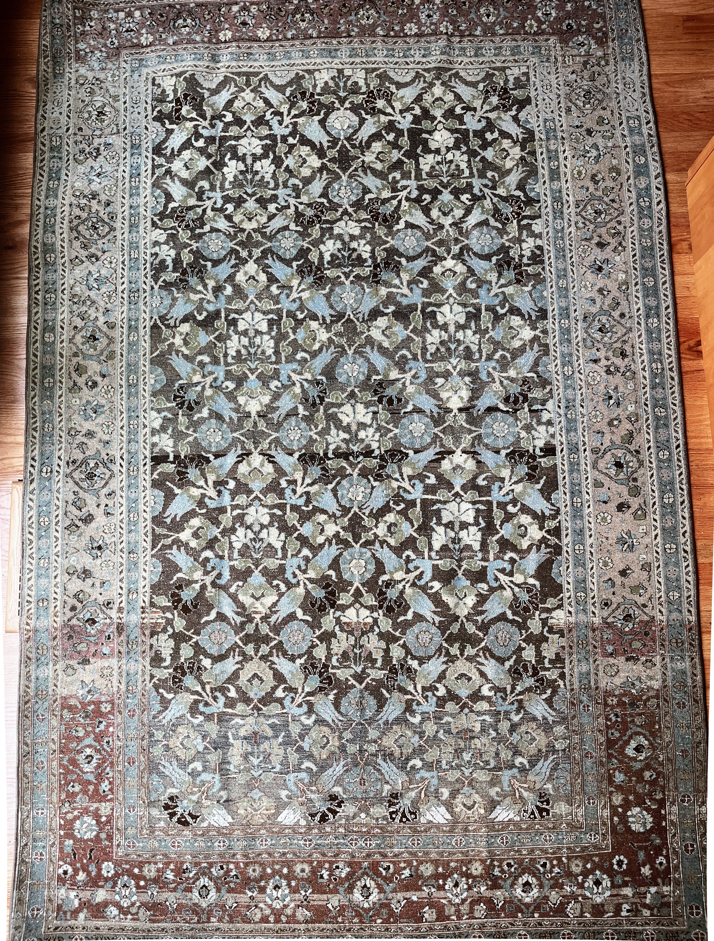 5x8 Antique Malayer Rug