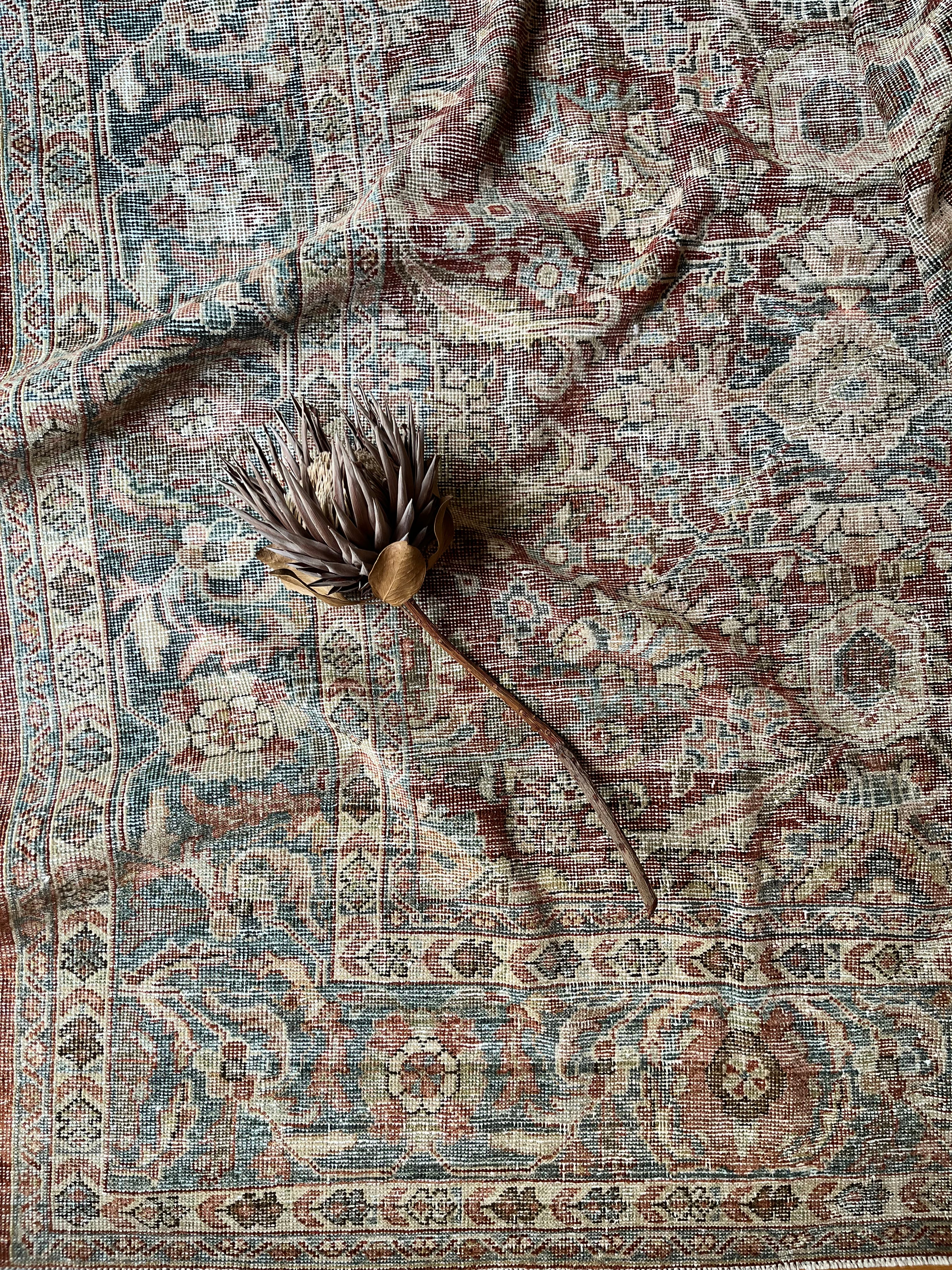 9x12 Antique Mahal Rug