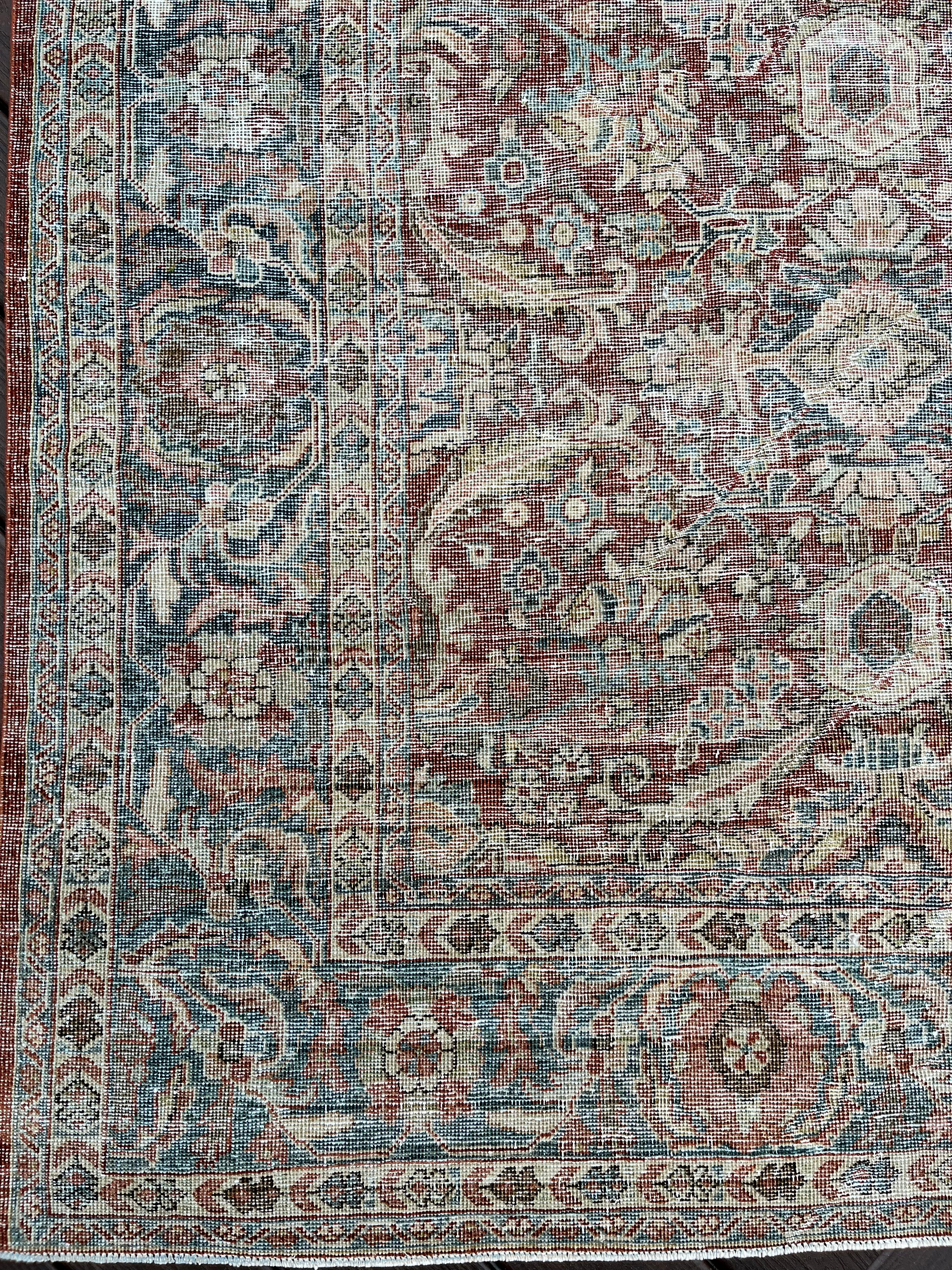 9x12 Antique Mahal Rug