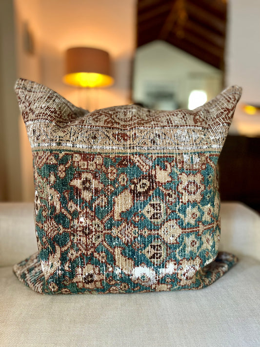 Antique clearance rug pillows