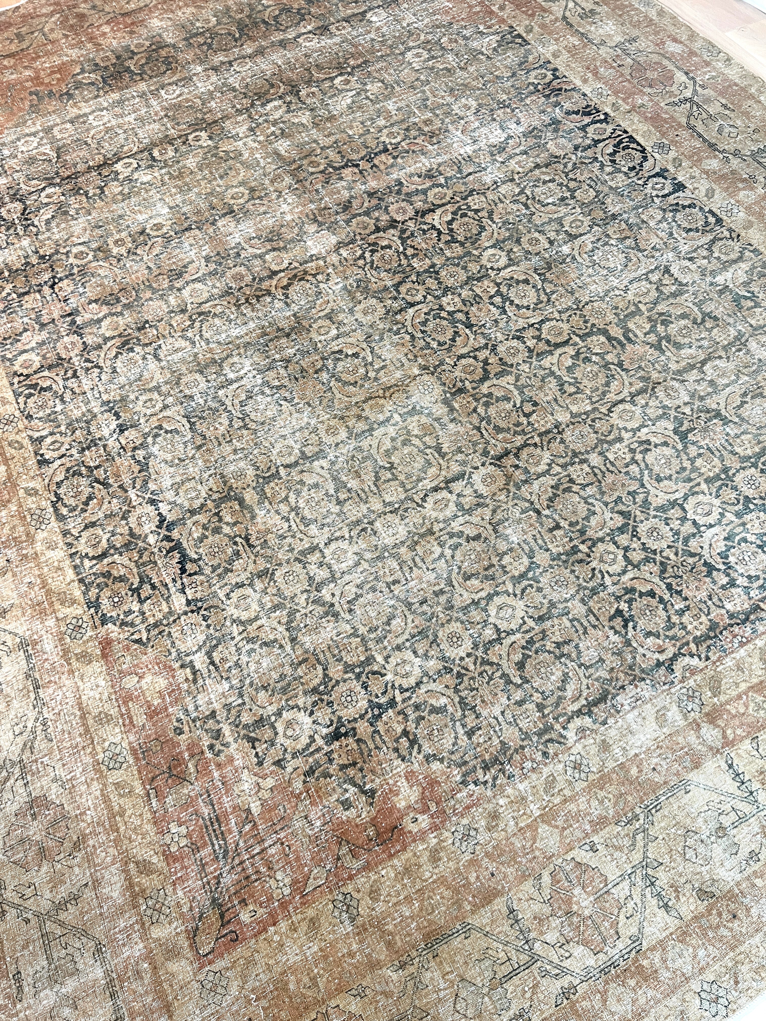 10x13 feet Antique Petag Tabriz Rug