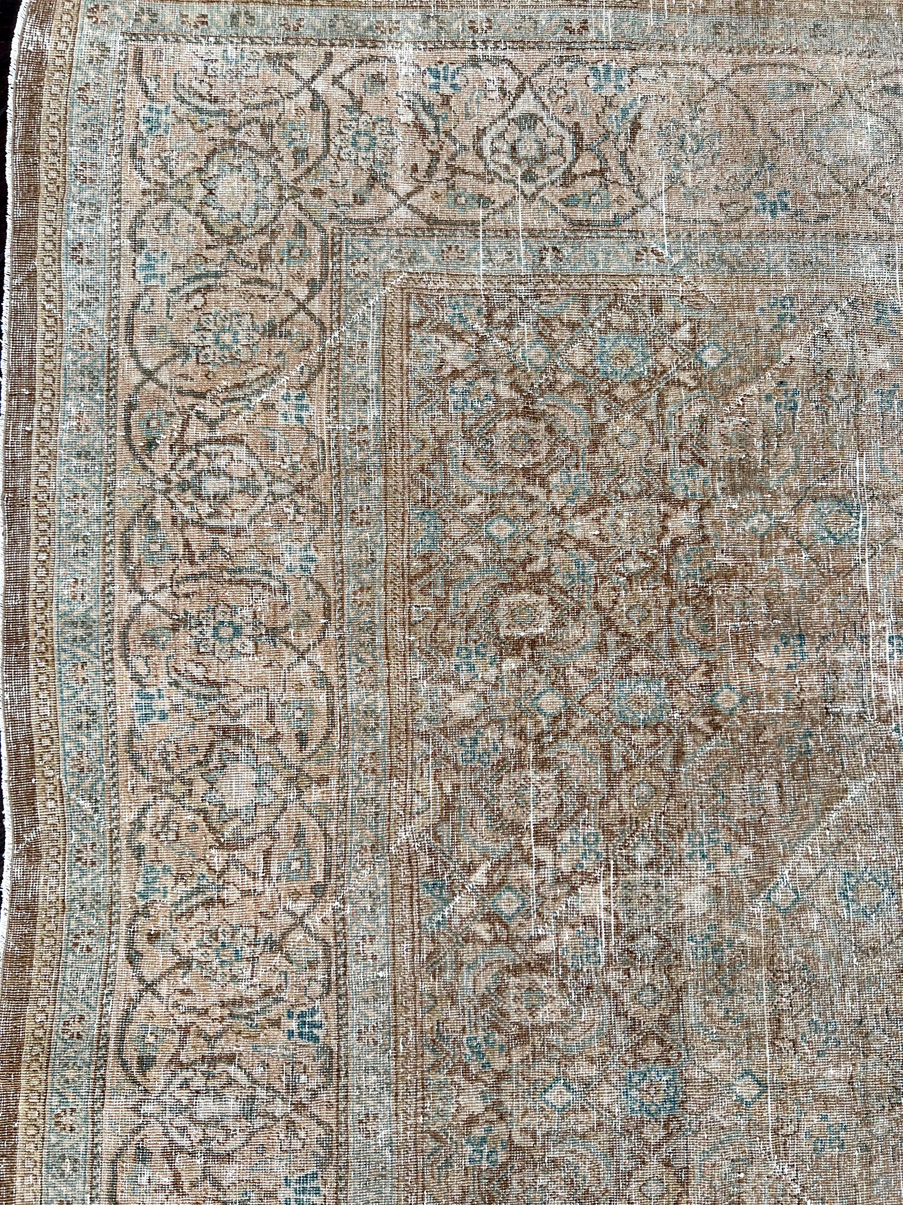 10x13 Semi-Antique Tabriz Rug